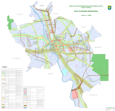 ekofizjografia opole mapa zagroe